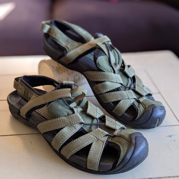 LANDS END MENS WATER SHOES/SANDALS - SIZE 8.5D - Picture 1 of 6
